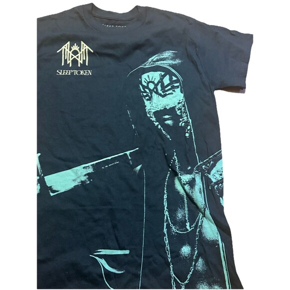 Sleep Token T-Shirt Black Medium Band Graphic Tee Vessel Mask 2023 NWOT - Picture 2 of 4